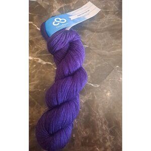 Cloudborn Yarn Hank Pima Cotton DK Dark Purple 231 Yards Peru